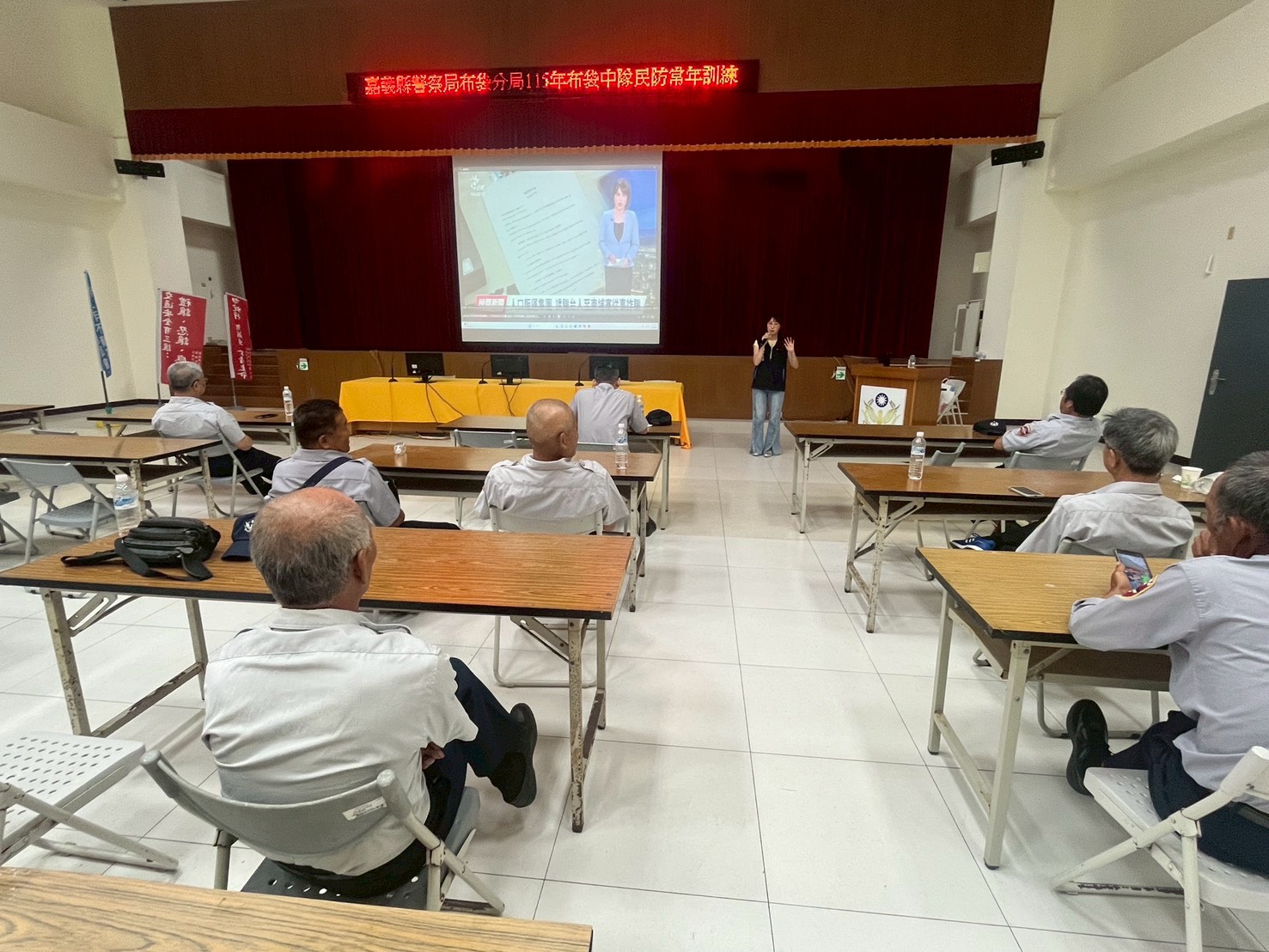 精進民防人員執勤技能 布袋警辦理115年常年訓練