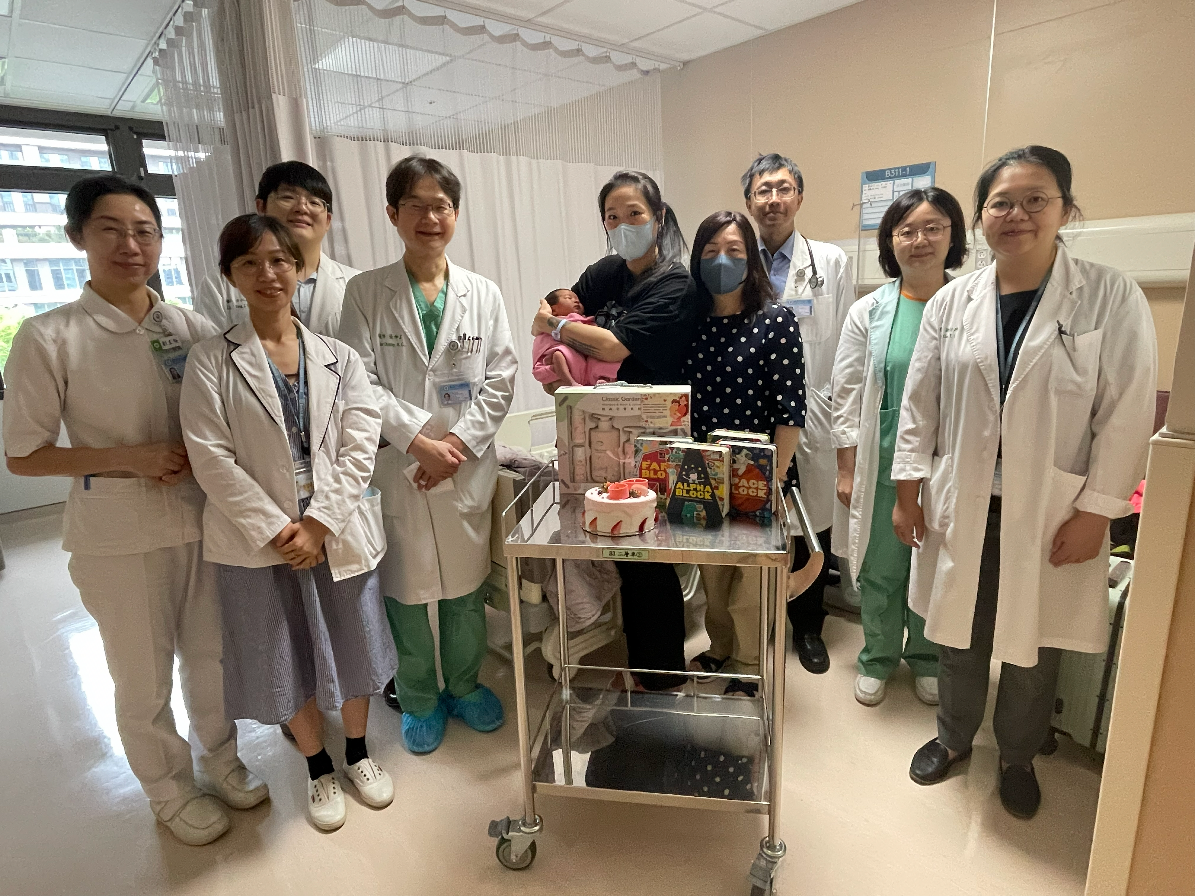中醫大市立醫院喜迎第100位寶寶誕生 見證婦幼一條龍照護成果