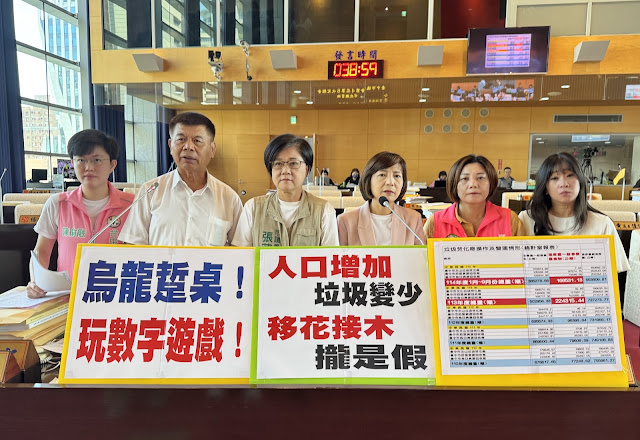 垃圾數據「左手換右手」？ 議員痛批市府玩弄數字粉飾太平